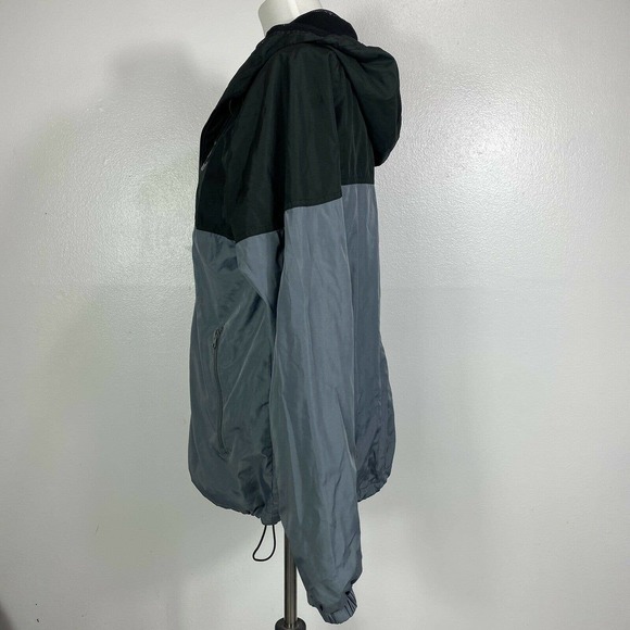 Mens Disney Parks Disneyland 1955 Black Gray Full Zip Up Windbreaker Size S - Picture 5 of 10